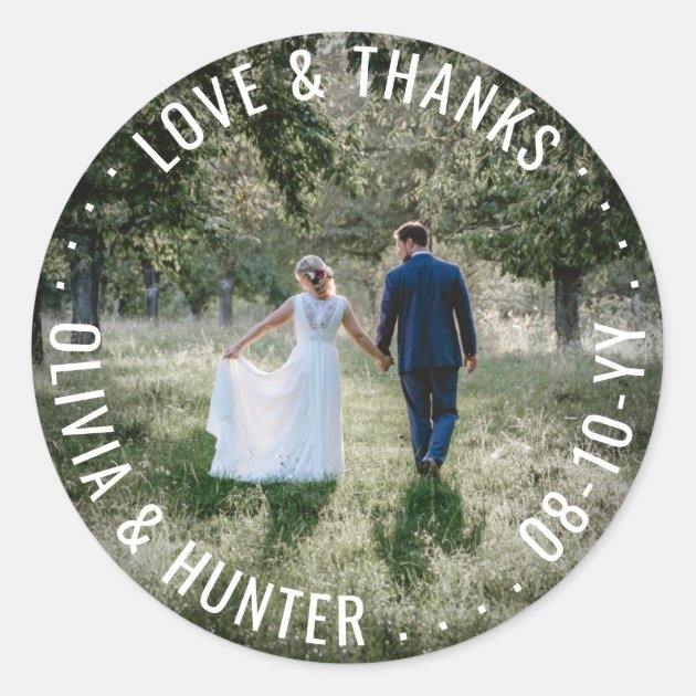 Personalised Custom Matte Wedding Labels Stickers Seals Favor Bride Groom 