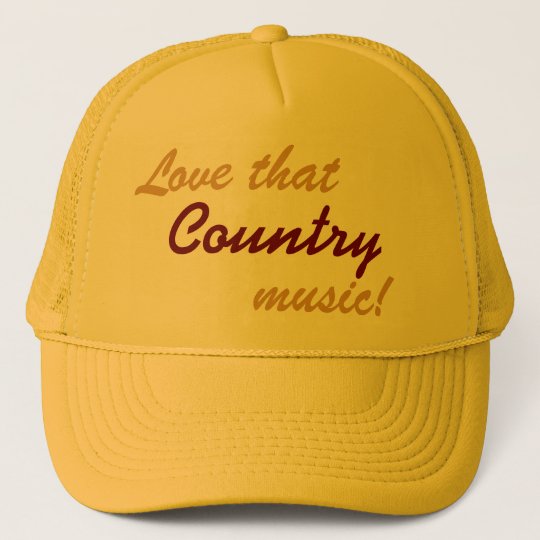 country music trucker hats