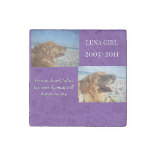 Love That Lives Beyond Loss Stone Magnet