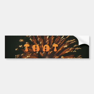 Love That Sparks Abstract Art Design Print Bumper Sticker