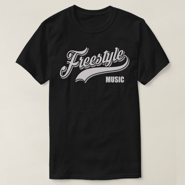 Love the 80s Freestyle Dance Music Retro Style  T-Shirt (Design Front)