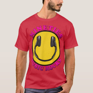 Love The 90's Funny Dj Nineties Music Rocks Headph T-Shirt