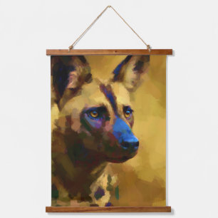 Love the African Wild Dog Hanging Tapestry