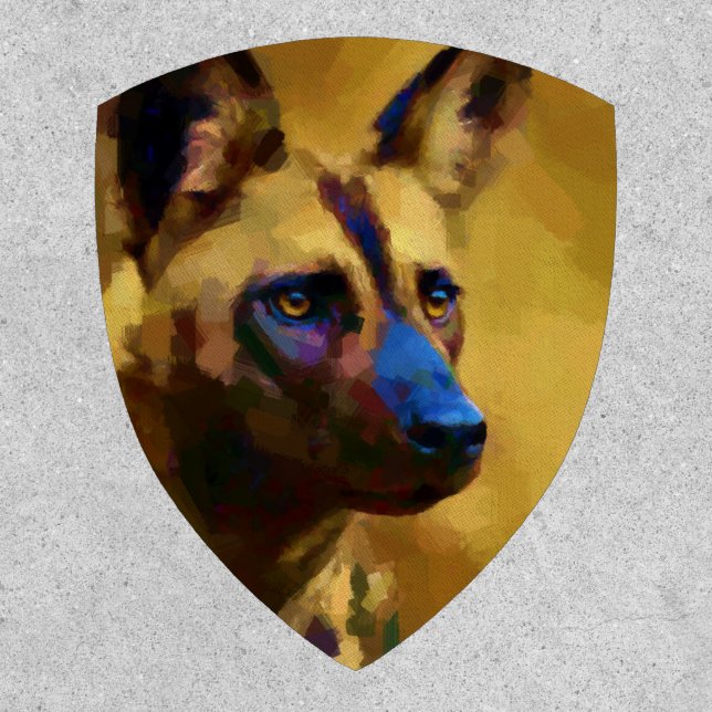 Love the African Wild Dog Patch (Front)