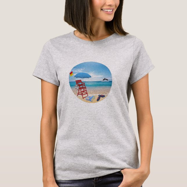love the beach sea T-Shirt (Front)