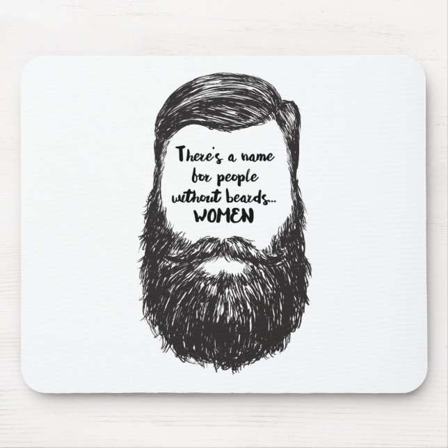 Love the Beard Mouse Pad (Front)