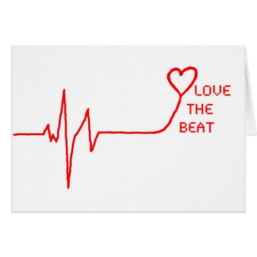 Love the Beat Cards (Front Horizontal)