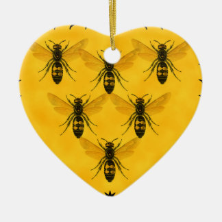 Love the Bug: Yellow Jacket Squadron Ceramic Ornament
