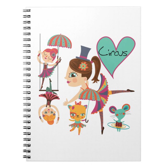 Love the Circus Notebook Journal (Front)