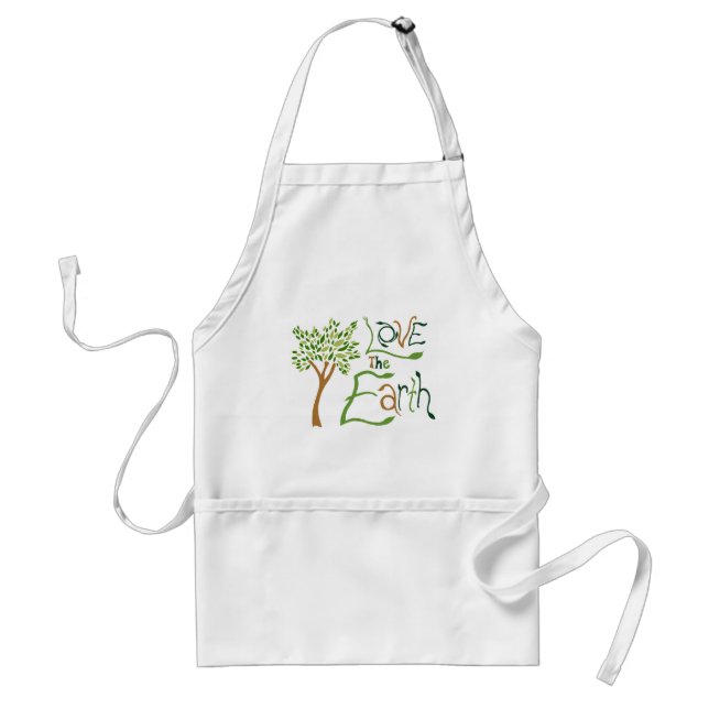 Love the Earth Adult Apron (Front)