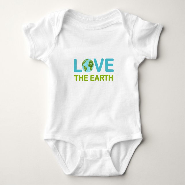 Love the Earth Earth Day Baby Bodysuit (Front)