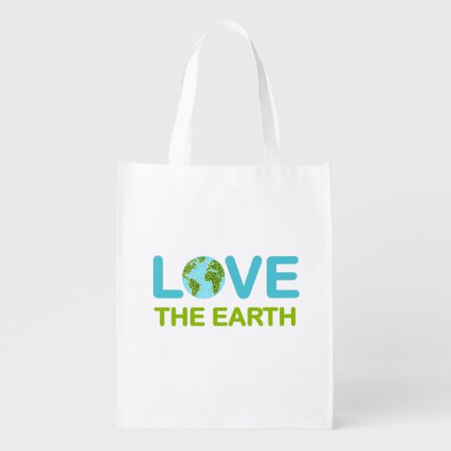 Love the Earth Earth Day Grocery Bag
