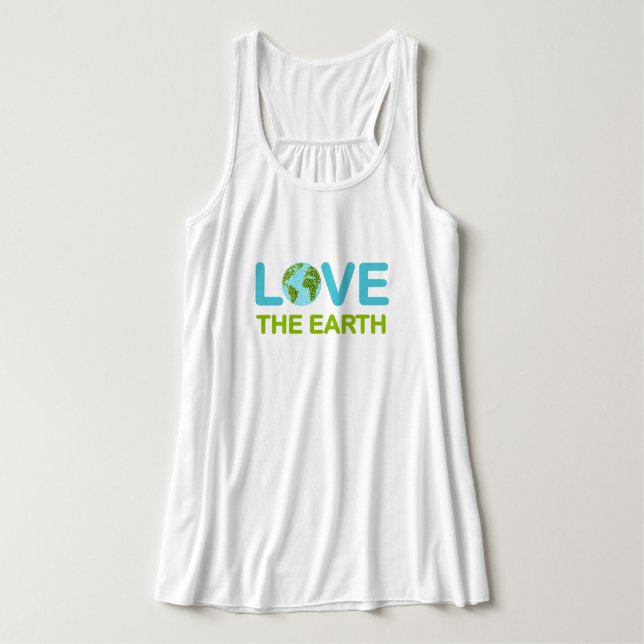 Love the Earth Earth Day Tank Top (Design Front)
