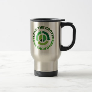 Love The Earth Environmental Activist Conservation Travel Mug