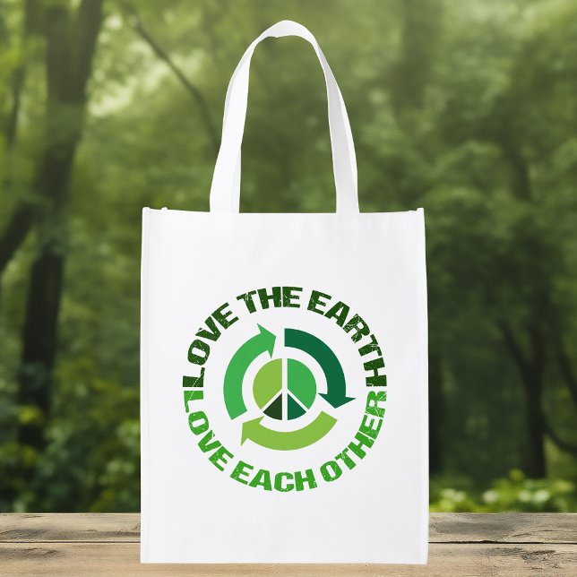 Love The Earth Environmental Activist Grocery Bag (Creator Uploaded)