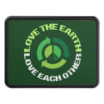 Love the Earth Environmental Awareness Green Hitch Cover