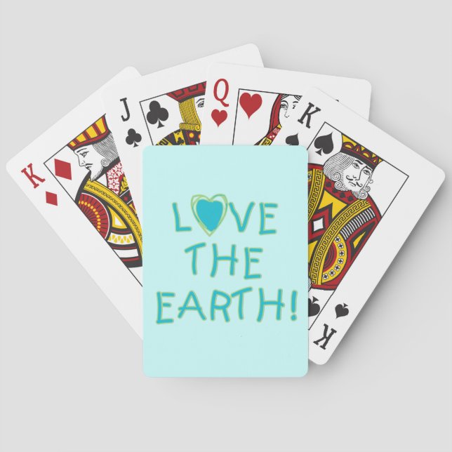 Love the Earth Environmental Poker Cards (Back)