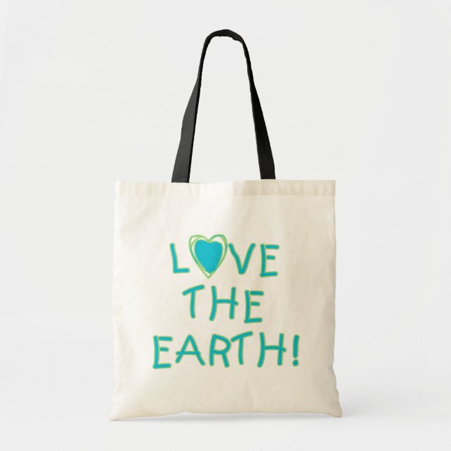 Love the Earth Environmental Tote Bag (Front)