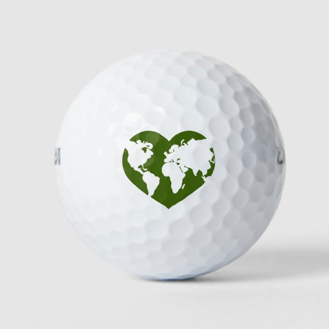 Love the Earth Golf Balls (Front)