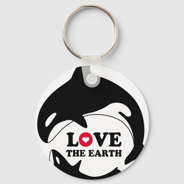 LOVE THE EARTH KEYCHAIN (Front)