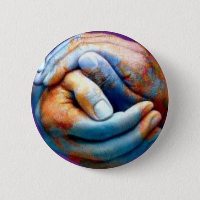 Love the Earth Pinback Button (Front)