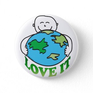 Love the Earth Button