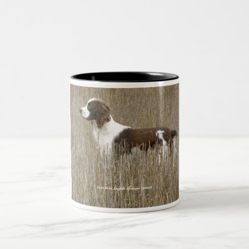 Love the Field Bred English Springer Spaniel Two_Tone Coffee Mug