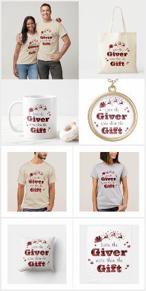 Love the Giver More than the Gift Christmas Quote