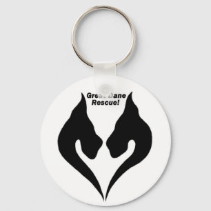 Love the Great Dane rescue! Keychain