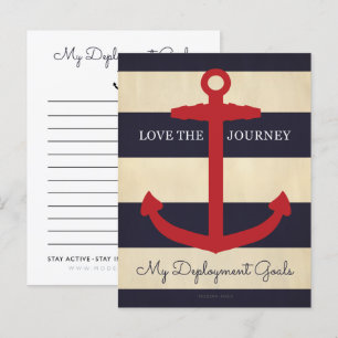 Love the Journey - Deployment Goals Postcard