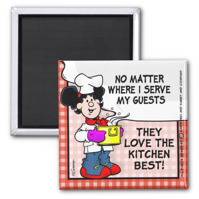Love The Kitchen Best Magnet (Front)