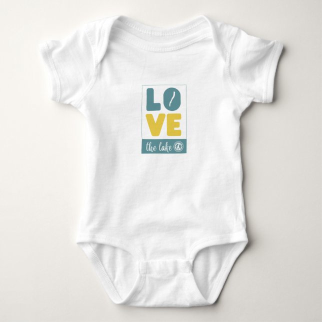 Love the lake Baby  Bodysuit (Front)