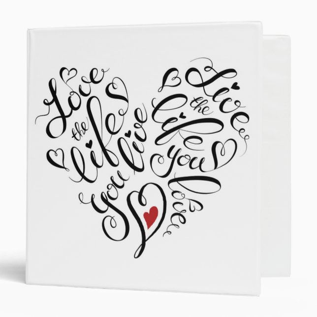 Love The Life You Live Binder (Front/Inside)