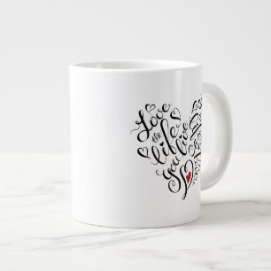 Love The Life You Live Large Coffee Mug