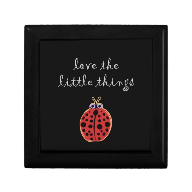 Love the Little Things Ladybug Gift Box (Front)