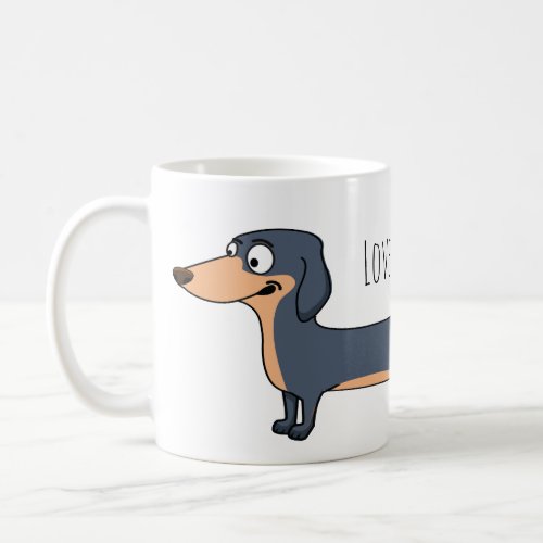 Love the Long Dog _ Dachshund Mug
