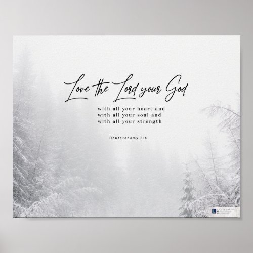 Love The Lord Your God Deuteronomy 65 Poster