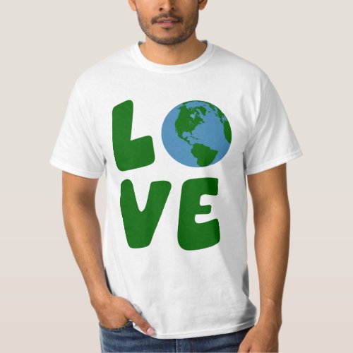 Love the Mother Earth Planet T_Shirt