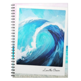 Love the Ocean Spiral Photo Notebook