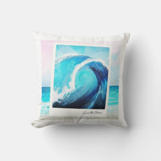 Love the Ocean Throw Pillow