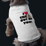 Love The Poop Emoji T-Shirt<br><div class="desc">What an adorable doggy shirt for anyone who loves emojis and their dog! Woof Woof!</div>