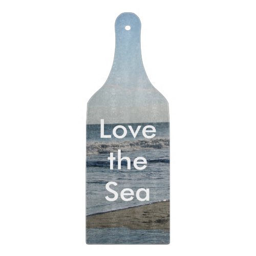 Love the Sea Beach Sand Cutting Board