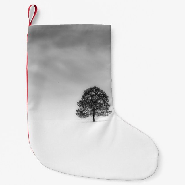 LOVE THE SIMPLICITY OF WINTER PHOTOGRAPHY THIS IS  SMALL CHRISTMAS STOCKING (Front)
