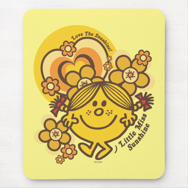Love The Sunshine | Flowers & Color Mouse Pad (Front)