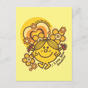 Love The Sunshine Flowers & Color Postcard