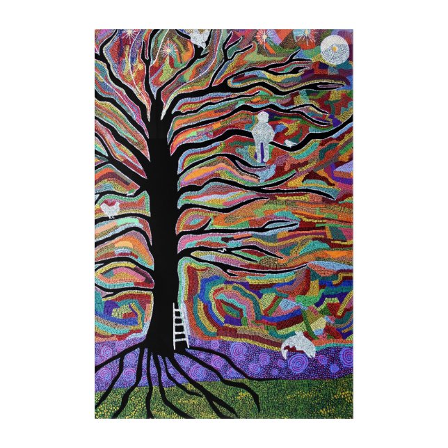 Love, the Tree Acrylic Print (Front)