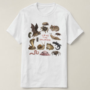Love The Unloved , Cute Weird Animal Tee, Retro T-Shirt