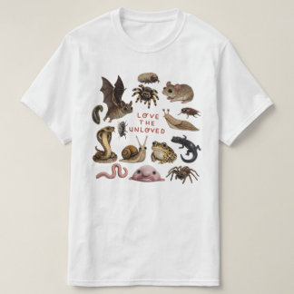 Love The Unloved , Cute Weird Animal Tee, Retro T-Shirt