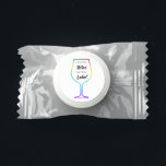 Love the Wine Not the Label Rainbow Wine Glass Life Saver® Mints<br><div class="desc">Make your special moments even sweeter with our personalized 'Love the Wine, Not the Label' Life Savers® Mints. Each mint features a rainbow-colored wine glass, symbolizing the beauty of diversity and love in all its forms. Whether you're celebrating a wedding, a milestone, or simply sharing your love, these mints add...</div>