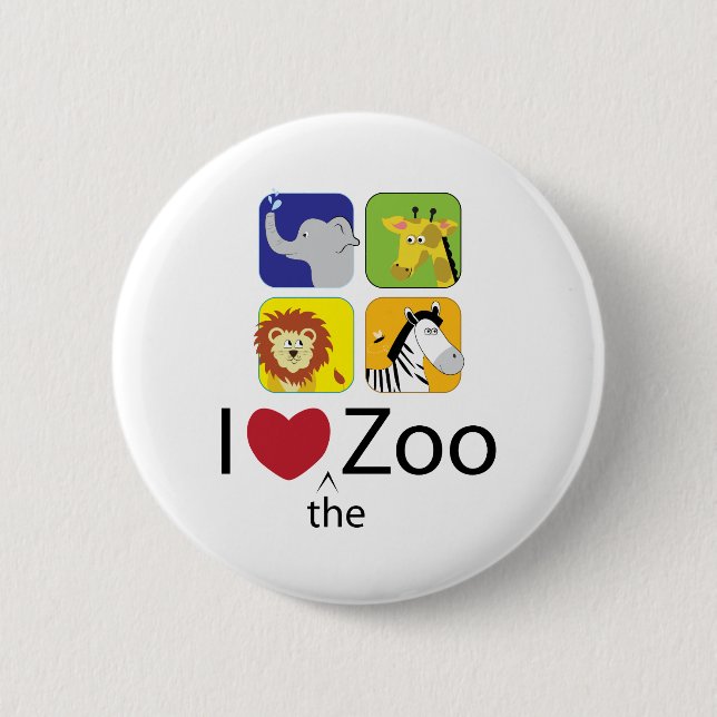 Love The Zoo Button (Front)